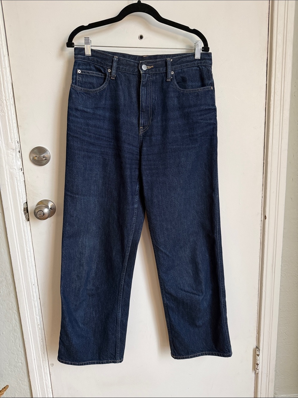 Uniqlo Baggy Dark Indigo Jeans